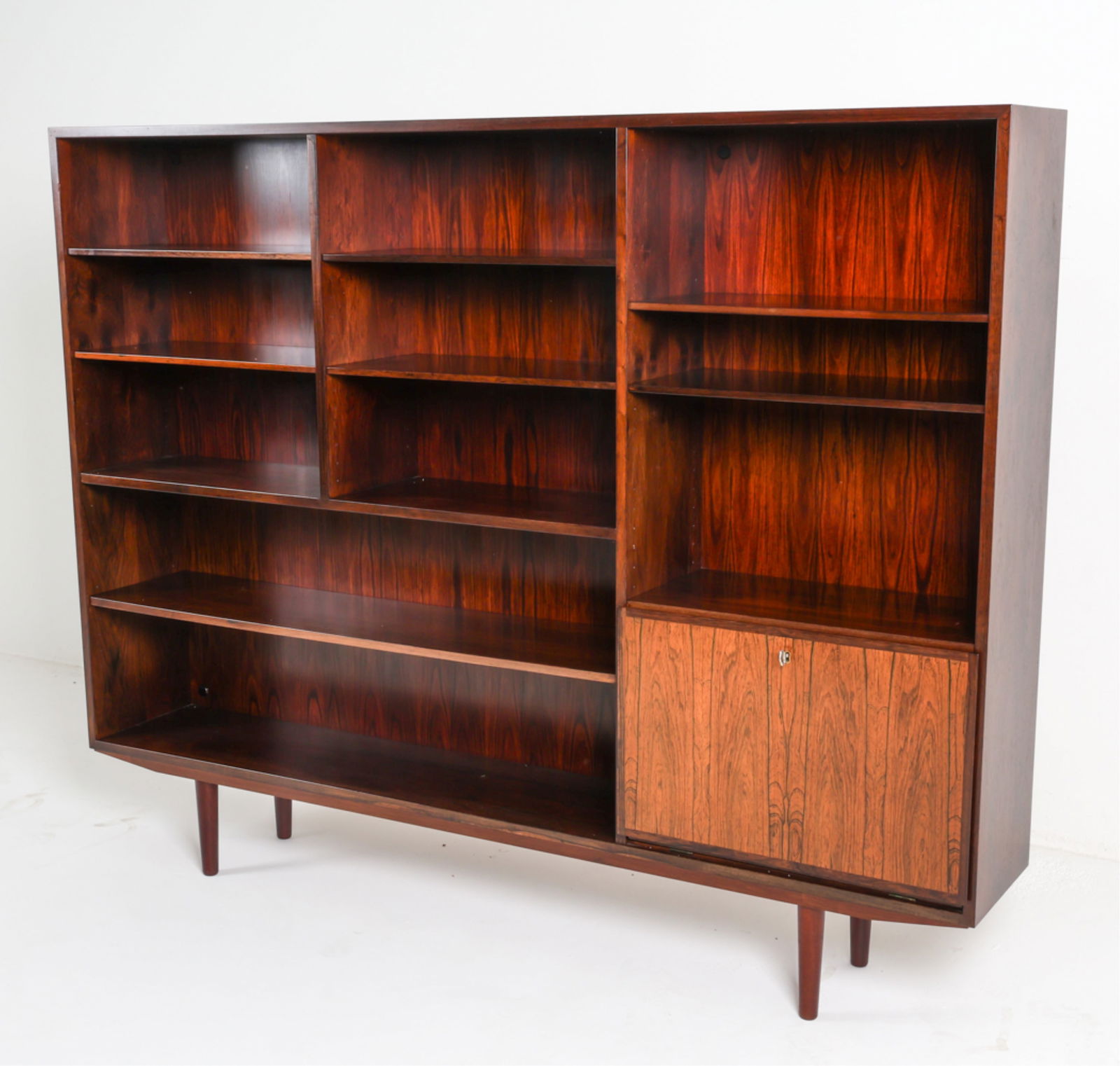 OMANN JUN MODEL 35 DANISH ROSEWOOD BOOKCASE (1 of 14)