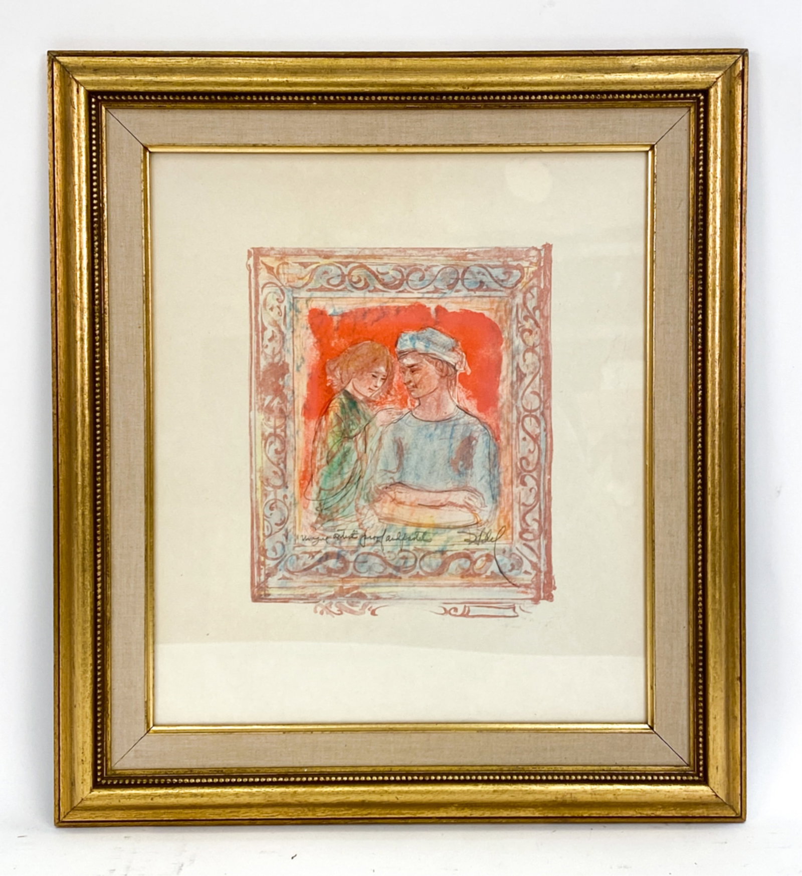 EDNA HIBEL (1917-2014) LITHOGRAPH & PASTEL A/P (1 of 6)