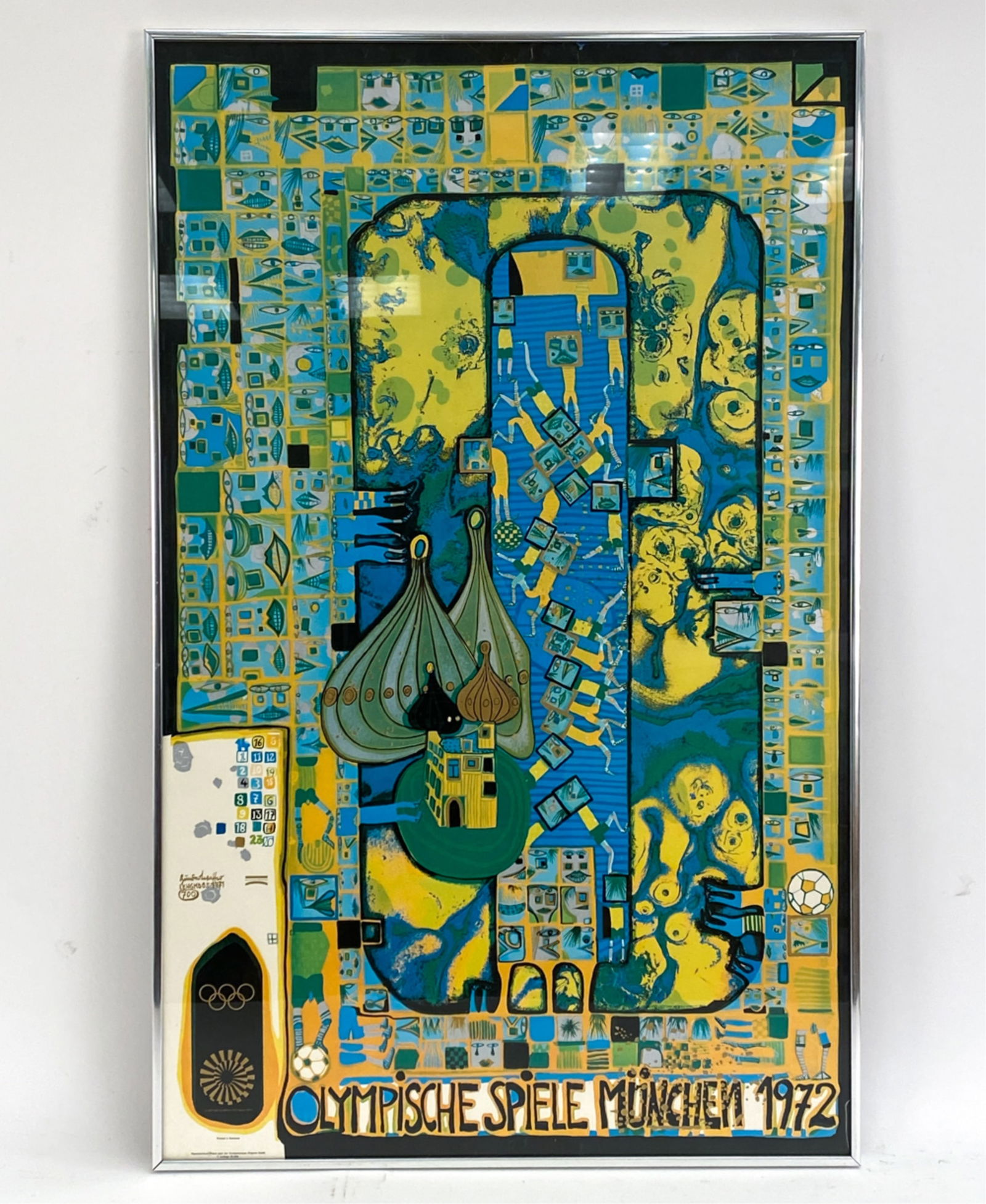 HUNDERTWASSER (GERMAN) OLYMPIC GAMES 1972 LITHO (1 of 6)