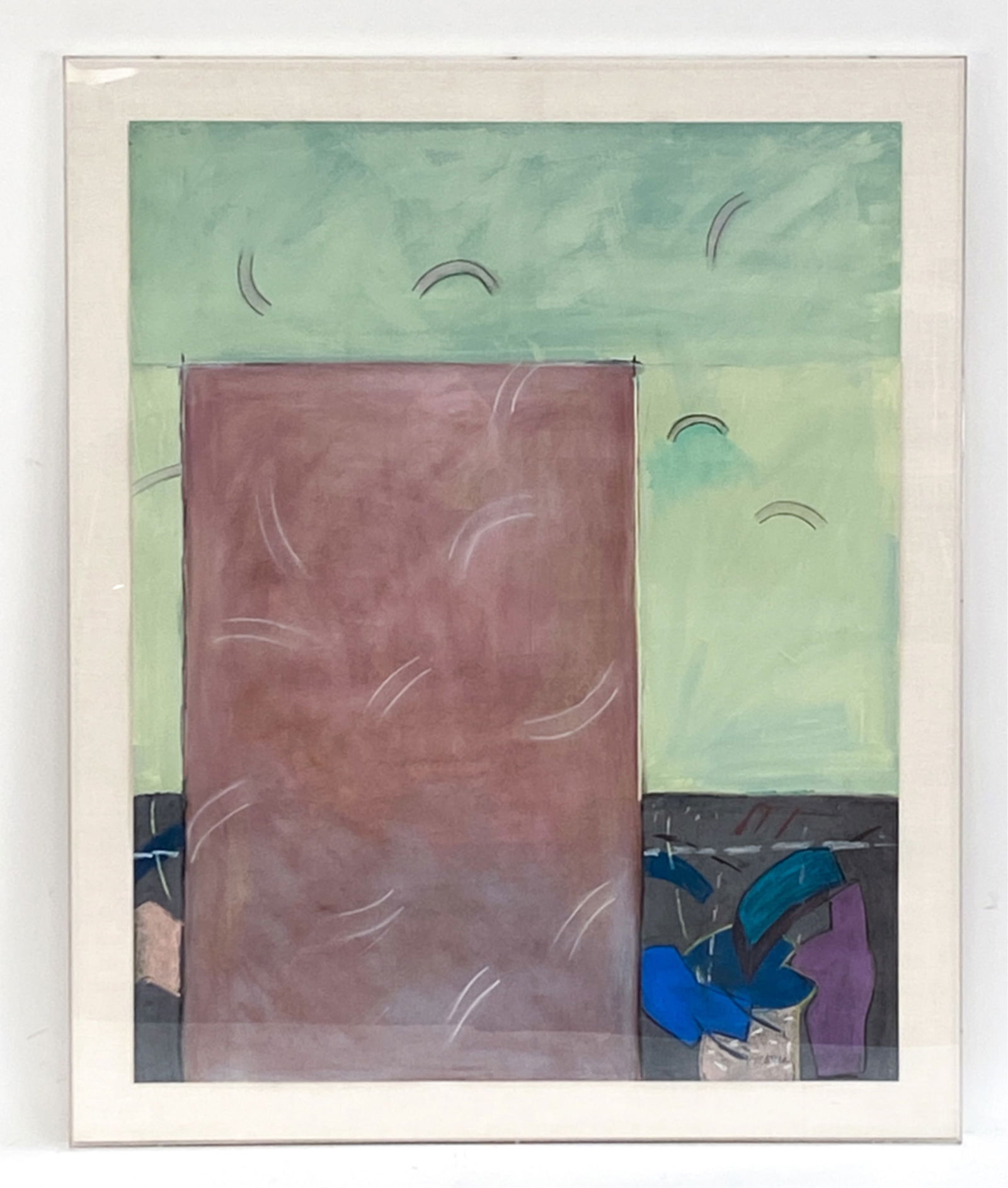 VICTORIA RYAN 1985 PASTEL ON PAPER (1 of 5)