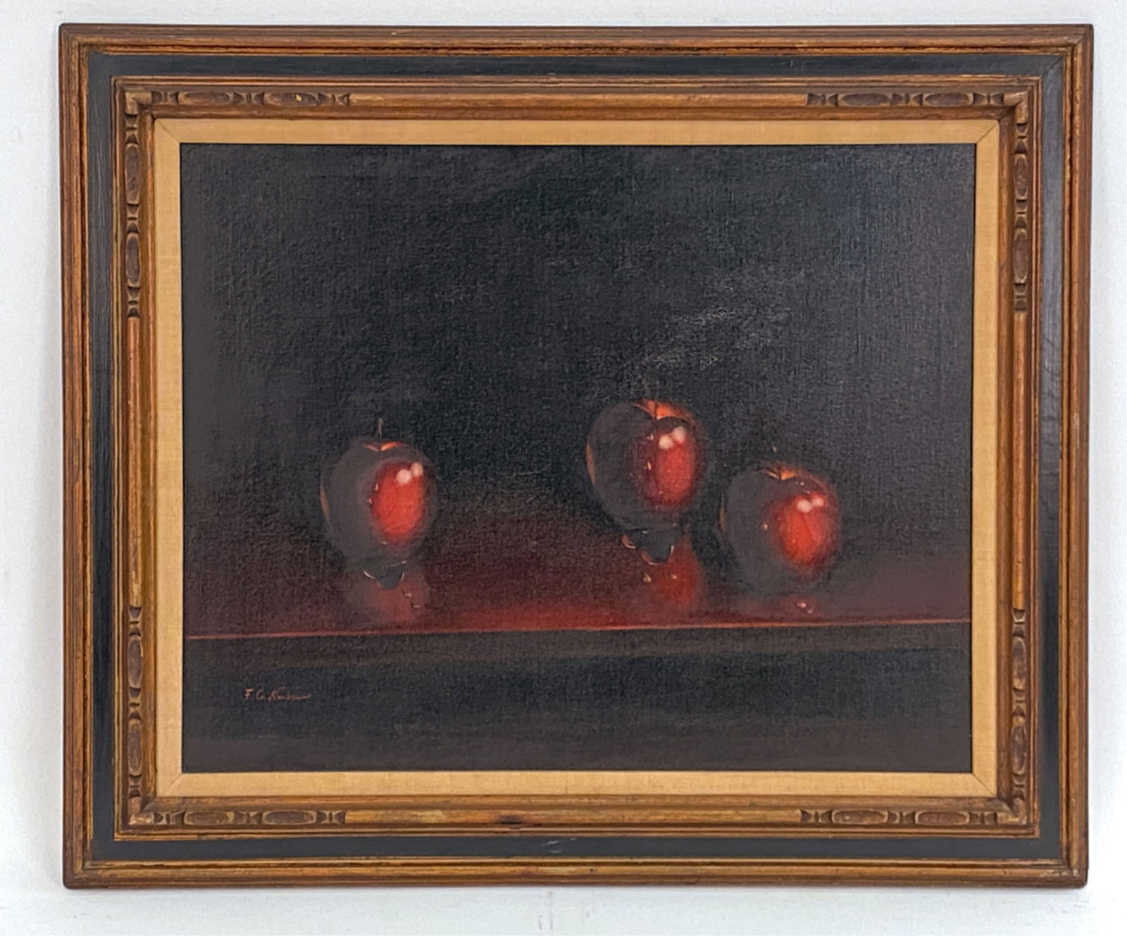 JOHN DANIEL NEUBAUER STILL LIFE O/C 20TH C. (1 of 8)