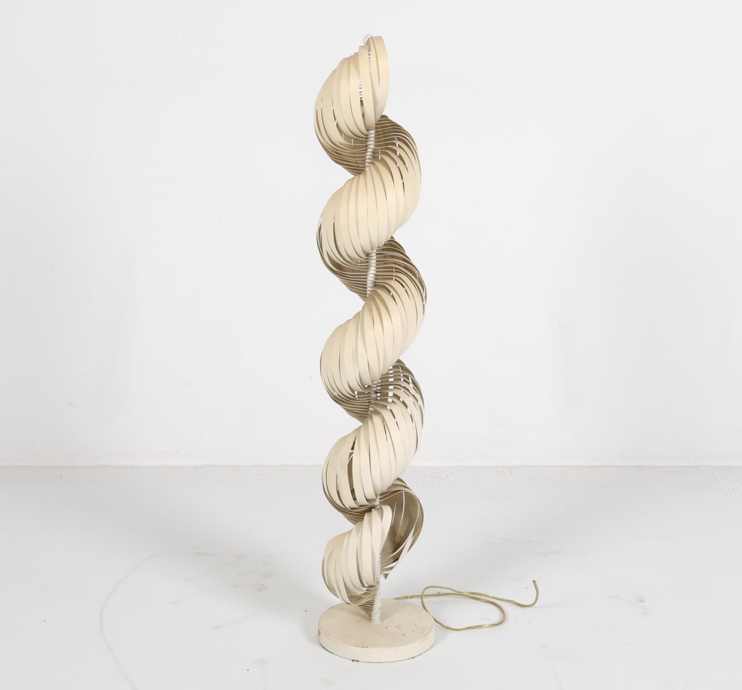 ATTR. HENRI MATHIEU SPIRAL FLOOR LAMP C.1960'S (1 of 13)