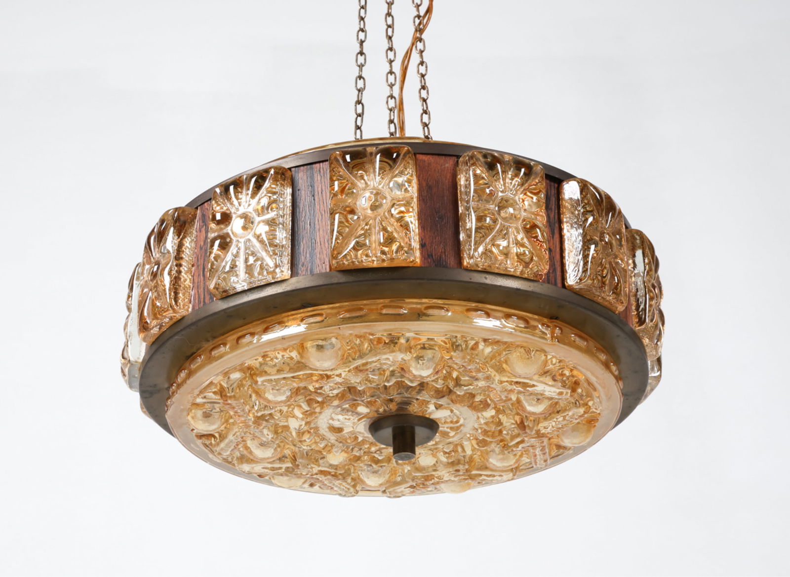 CARL FAGERLUND FOR ORREFORS CRYSTAL PENDANT LIGHT (1 of 14)