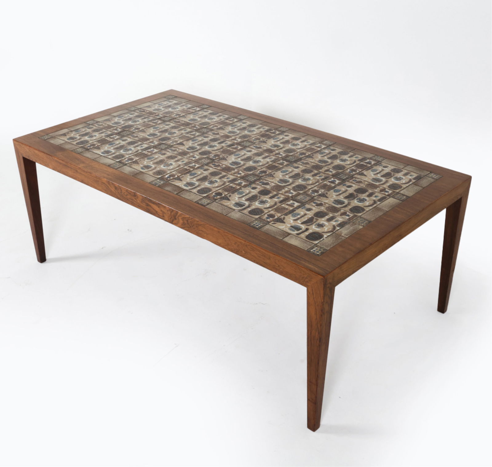 SEVERIN HANSEN ROSEWOOD & CERAMIC COFFEE TABLE (1 of 15)