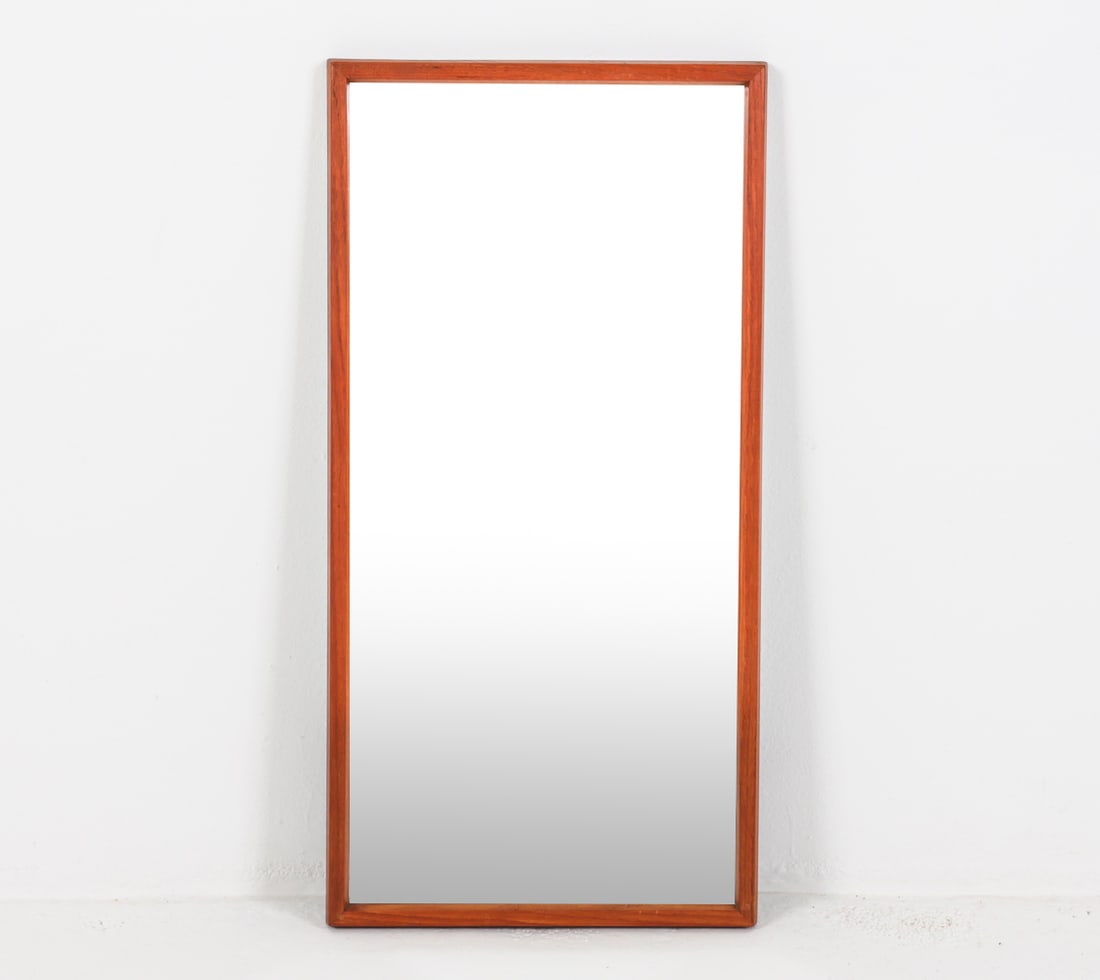 DANISH TEAK WALL MIRROR, CIRCA 1960'S (1 of 9)