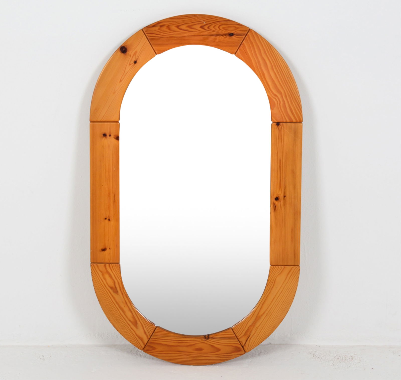 SWEDISH PINE WALL MIRROR, C.1970'S (1 of 9)