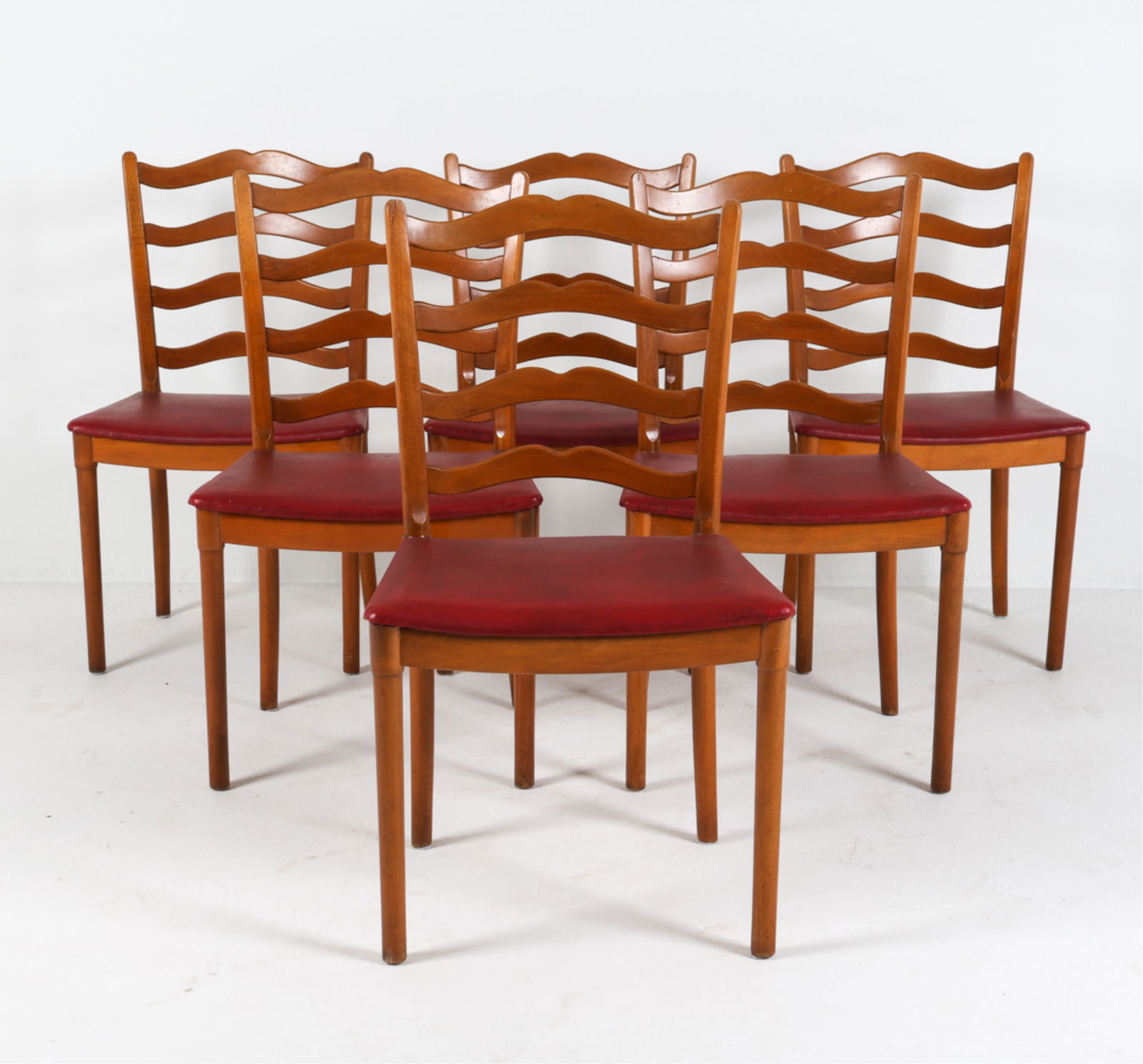 (6) DANISH WALNUT DINING CHAIRS, C.1970'S (1 of 14)