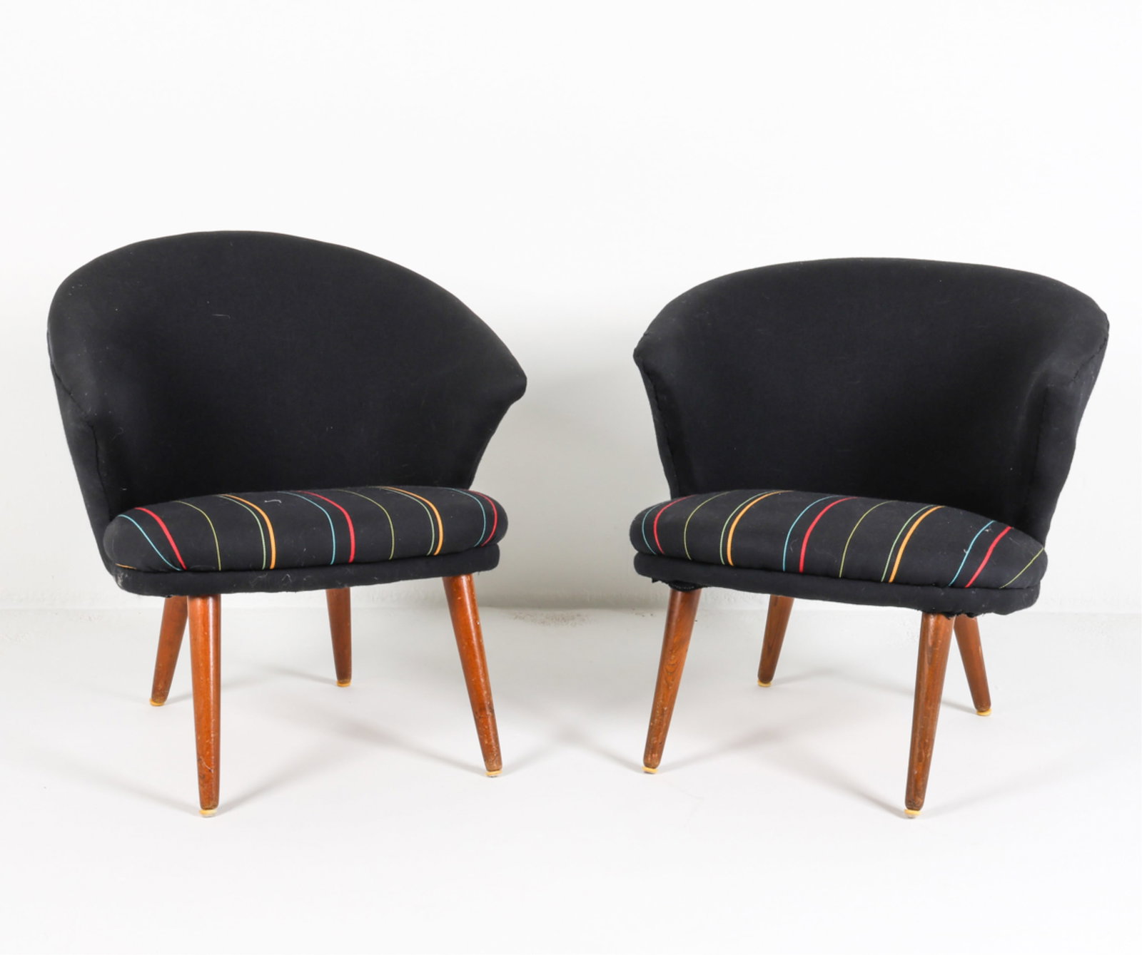 PAIR DANISH CHAIRS, MANNER OF BENT MOLLER JEPSEN (1 of 14)