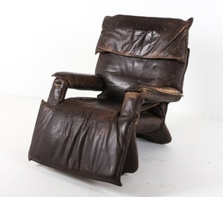 PERCIVAL LAFER BRAZILIAN LEATHER 'PONY' CHAIR