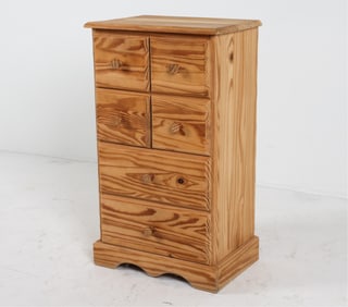 NARROW PINE CHEST, CIRCA 1970'S