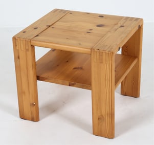 PINE SIDE TABLE C.1970'S