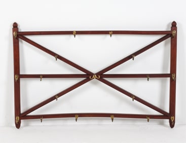 VINTAGE OAK WALL RACK