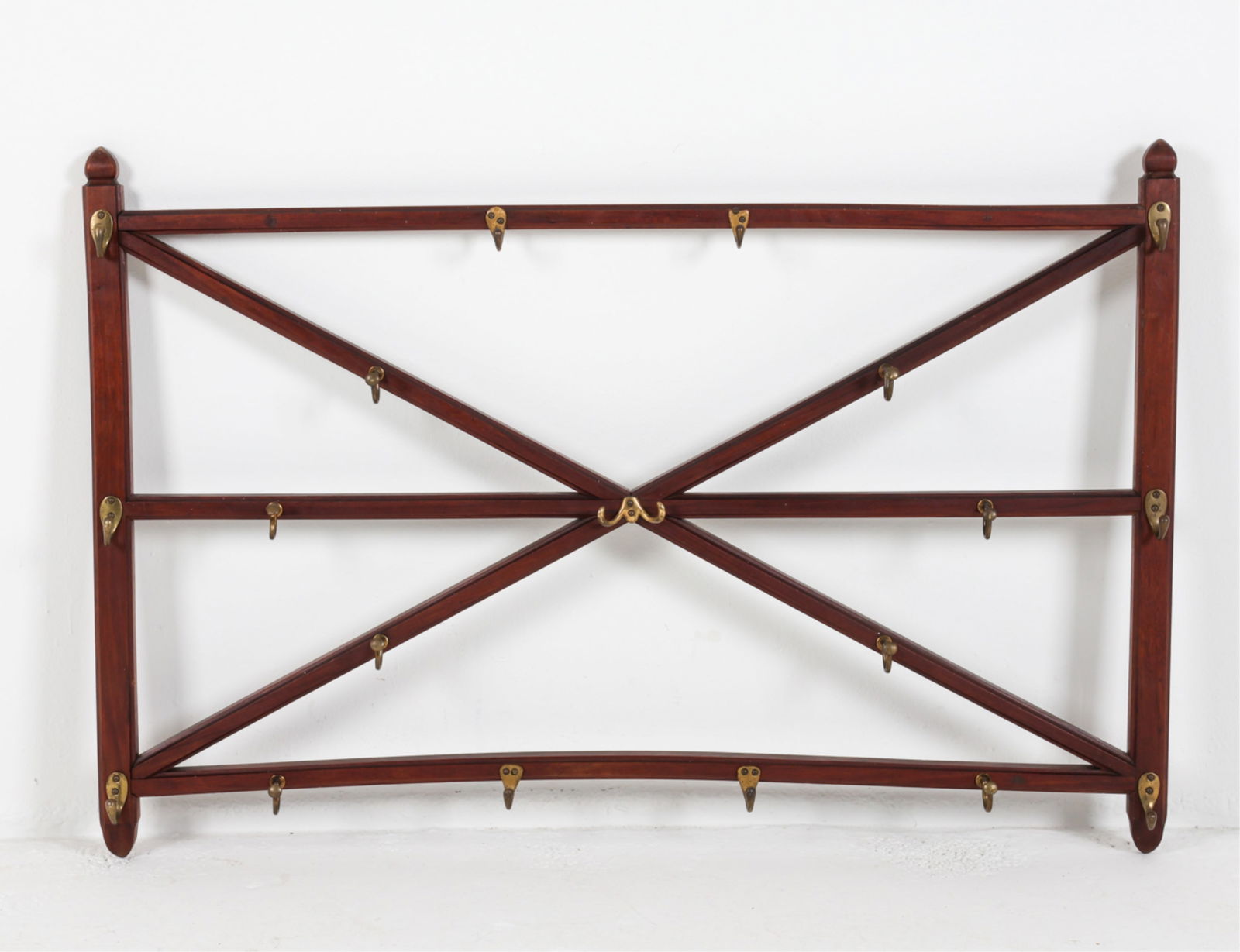 VINTAGE OAK WALL RACK (1 of 16)