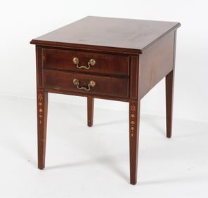MAHOGANY END TABLE
