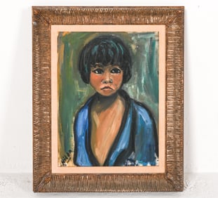 MID-CENTURY PORTRAIT ATTR. HILDA RINDOM