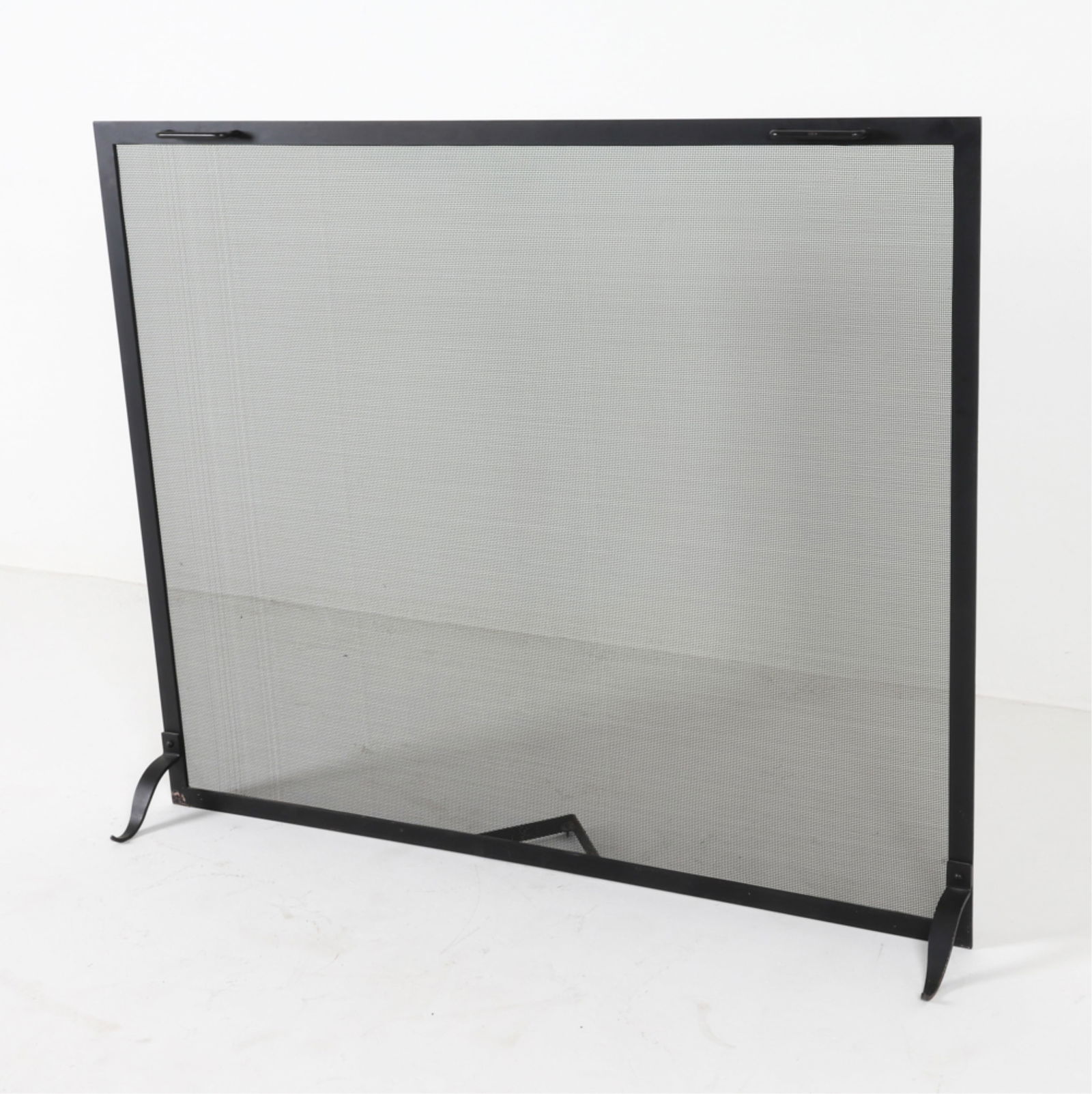 CONTEMPORARY BLACK IRON FIRESCREEN (1 of 12)