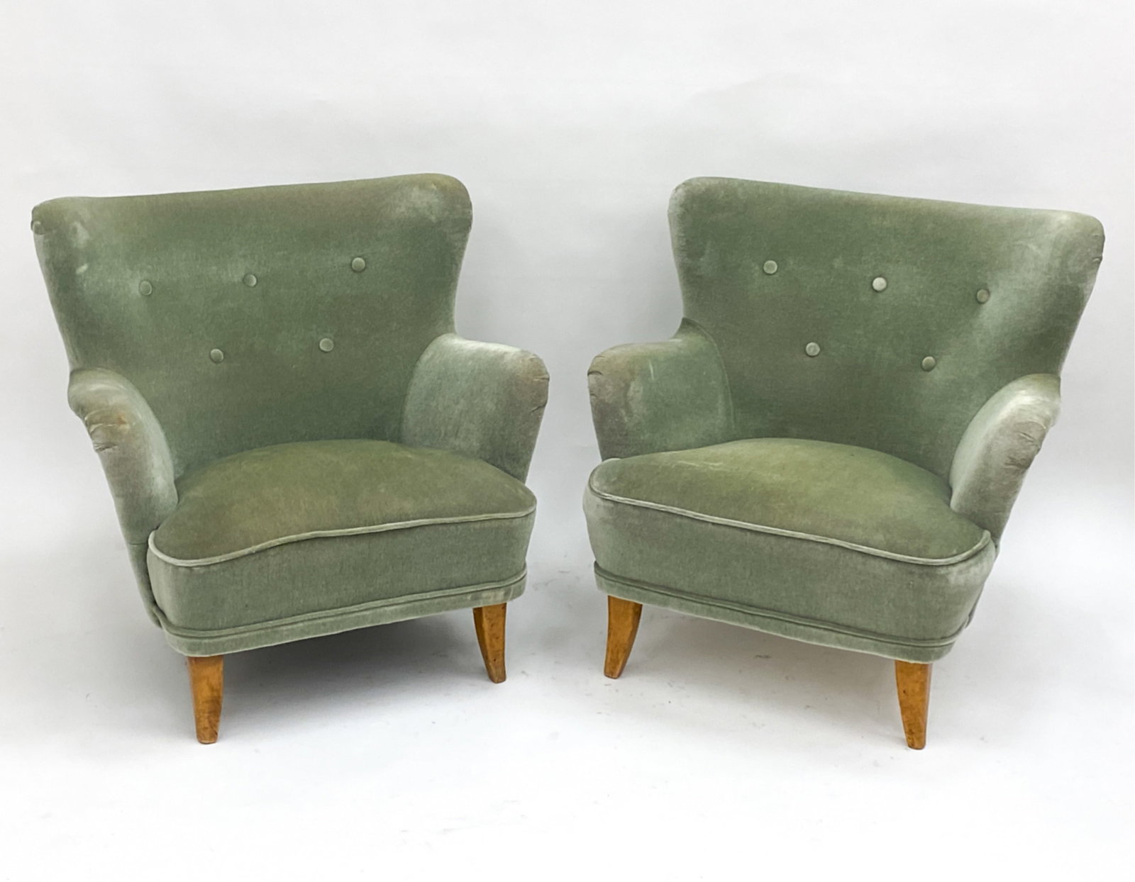 MANNER OF ILMARI LAPPALAINEN MOHAIR LOUNGE CHAIRS (1 of 13)