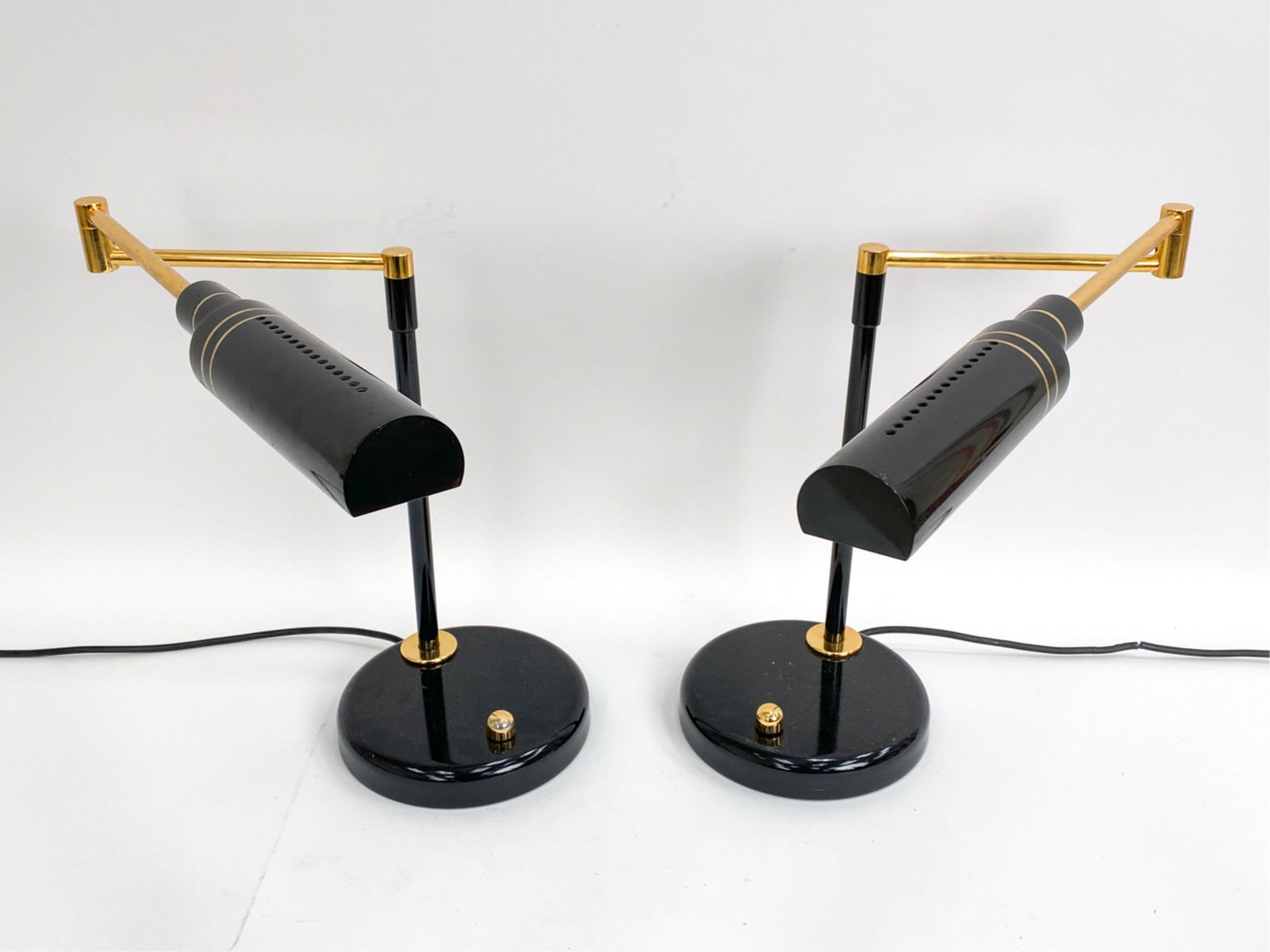 ITALIAN FRATELLI MARTINI BRASS DESK LAMPS 80'S (1 of 17)