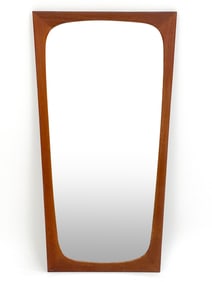 AARHUS DANISH TEAK WALL MIRROR C.1960'S