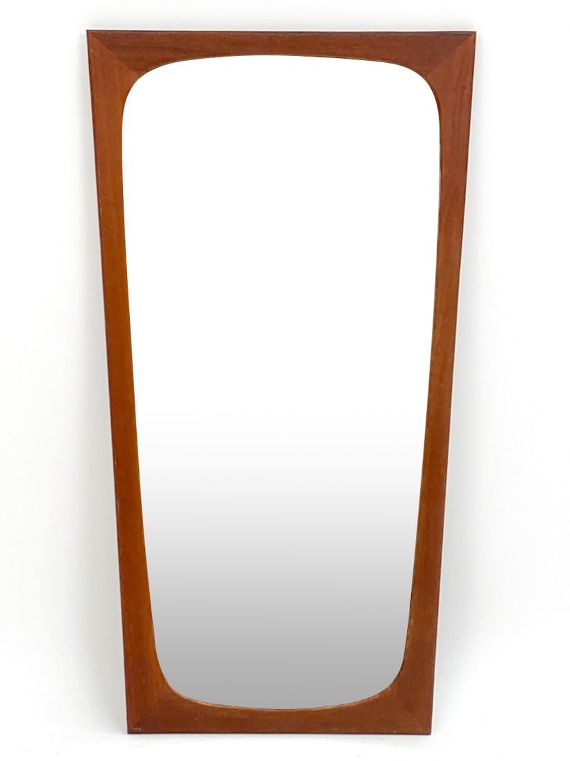 AARHUS DANISH TEAK WALL MIRROR C.1960'S (1 of 5)