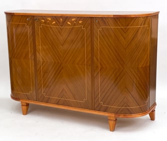 SWEDISH INLAID MID-CENTURY CREDENZA 1950'S