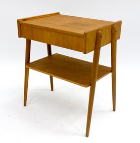 AB CARLSTROM & CO. SWEDISH TEAK NIGHTSTAND C.1960S