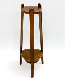 DUTCH OAK PEDESTAL STAND CIRCA 1930