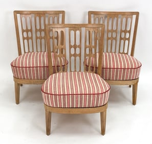 BENGT AKERBLOM SWEDISH OAK SIDE CHAIRS C.1940'S