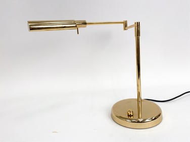 ITALIAN FRATELLI MARTINI BRASS DESK LAMP C. 1970'S