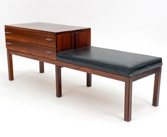 FROSEKE NYBROFABRIKEN SWEDISH ROSEWOOD BENCH