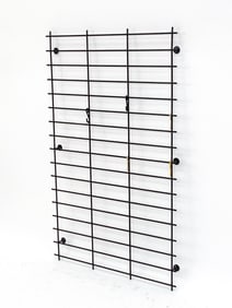 KARL FICHTEL METAL WIRE GRID COAT RACK C.1960'S