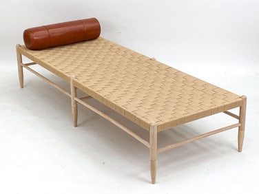 JOTEX 1963 TEAK & JUTE COPHENHAGEN DAYBED