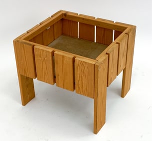 VINTAGE SWEDISH PINE IKEA PLANTER, CIRCA 1970'S