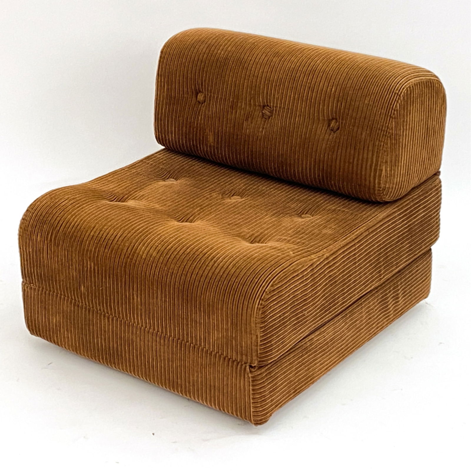 SPACE AGE STYLE DUTCH WOOL LOUNGE CHAIR DAY BED (1 of 14)