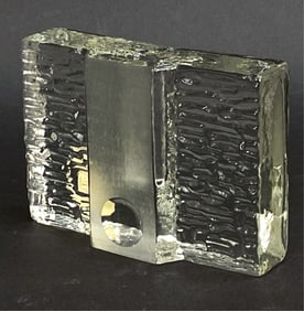 GERMAN WALTHER GLASS SOLIFLEUR BUD VASE C.1960'S
