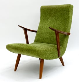 DUTCH TEAK LOUNGE CHAIR C.1950'S