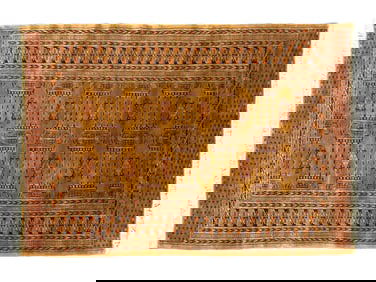 MOROCCAN HAND KNOTTED WOOL RUG