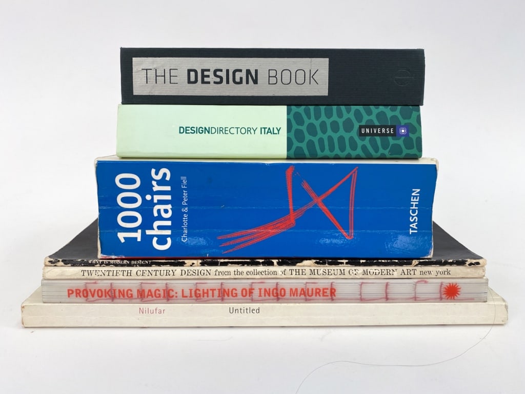 MODERN DESIGN BOOKS INCL. NILUFAR MILAN CATALOGUE (1 of 18)