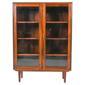 ERIK BROUER ROSEWOOD BOOKCASE CABINET