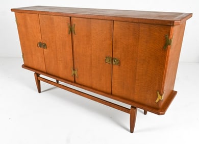 DANISH OAK HIGHBOARD ATTR. HENNING KJAERNULF