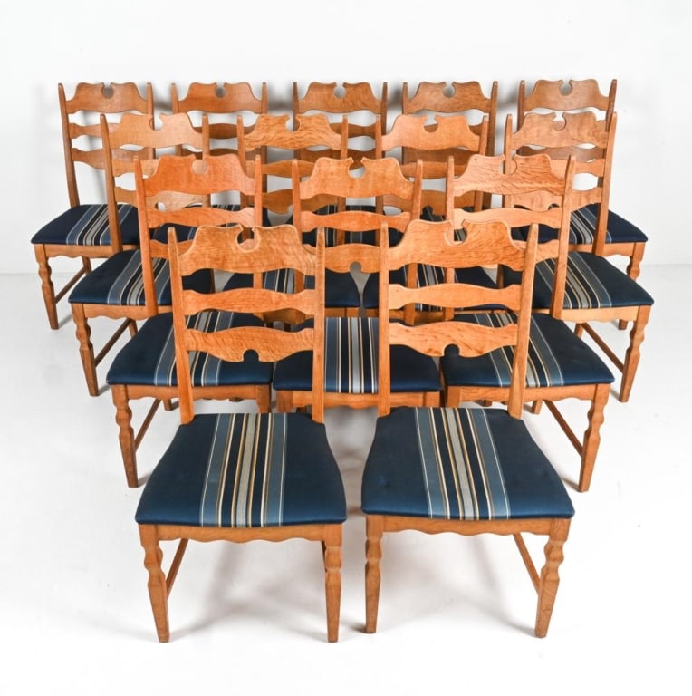 (14) RAZORBACK DINING CHAIRS BY HENNING KJAERNULF (1 of 17)
