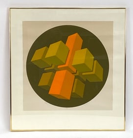 MARKO SPALATIN OP ART SERIGRAPH C.1970S