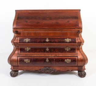 19TH CENTURY DUTCH WALNUT SECRETARY