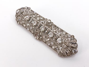 ART DECO DIAMOND BROOCH
