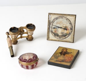 ANTIQUE DECORATIVE ACCESSORIES GROUPING