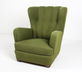FLEMMING LASSEN STYLE DANISH LOUNGE CHAIR C.1950'S