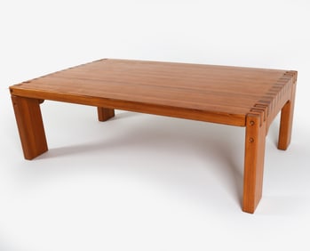 DANISH MID-CENTURY PINE COFFEE TABLE C.1970'S