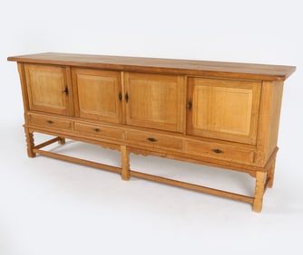 KJAERNULF STYLE DANISH OAK SIDEBOARD C. 1970'S
