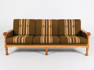 ATTR. KJAERNULF DANISH OAK SOFA C.1970'S