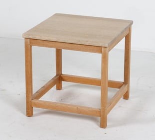 KP MOBLER DANISH OAK END TABLE C.1970'S
